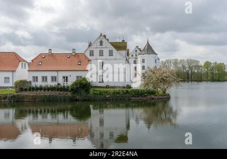 Glücksburg moated castle in Schleswig-Holstein, Germany Stock Photo