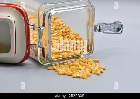 Ready to make some popcorn. Stock Photo