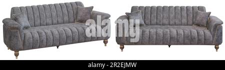 Folding sofa. Isolated from the background. In different angles. Interior element Stock Photo