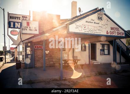 Motel in Williams near the Grand Canyon, Arizona, USA Stock Photo
