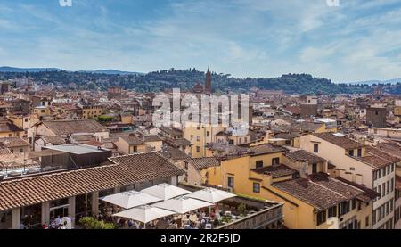 View over the rooftops of Florence, Italy Stock Photo