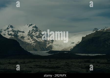 Jokulsarlon Glacier Lagoon and the Diamond Beach Located in Vatnajokull National Park in the south of Iceland. High quality photo Stock Photo