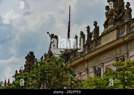 Partial view of the German Historical Museum, Berlin Stock Photo