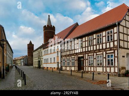 Dammtor, Jueterbog, Flaeming, State of Brandenburg, Germany Stock Photo