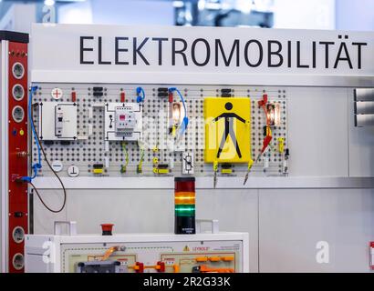 Electromobility, symbol photo, electronics construction kit, electricity and circuitry, Germany Stock Photo