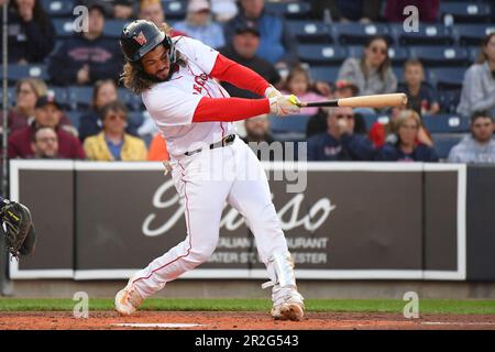 WORCESTER, MA - MAY 18: Worcester Red Sox catcher Jorge Alfaro (38