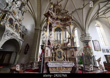 Pilgrimage church Maria im Sand near Dettelbach am Main, Lower Franconia, Bavaria, Germany Stock Photo