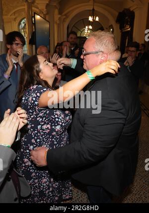 Seamus De Faoite From The SDLP Giving His Acceptance Speech After He seamus-de-faoite-from-the-sdlp-giving-his-acceptance-speech-after-he
