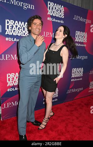 Oscar Isaac and Rachel Brosnahan attend the 89th Annual Drama League Awards celebrating The 2022-2023 Broadway & Off-Broadway Theater season at The Ziegfeld Ballroom in New York, New York, USA on May 19, 2023. Robin Platzer/ Twin Images/ Credit: Sipa USA/Alamy Live News Stock Photo