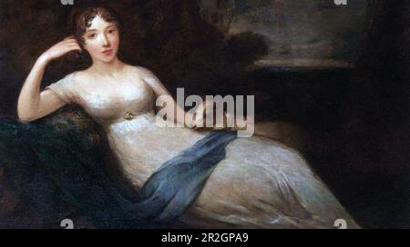 LADY CAROLINE LAMB (1785-1828) Anglo-Irish aristocrat and novelist painted by Eliza Trotter about 1810 Stock Photo