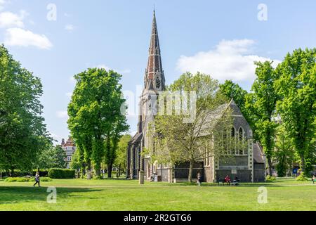 Christ Church Turnham Green in Spring, Turnham Green, Chiswick, London Borough of Hounslow, Greater London, England, United Kingdom Stock Photo