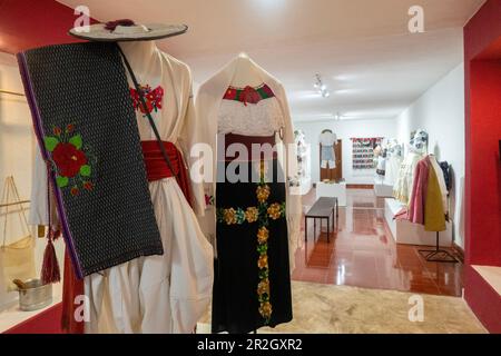 Mexican Ethnic Clothing Museum in Valladolid Yucatan Mexico Stock Photo