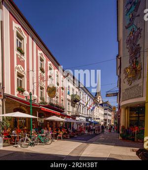 Cafe and pastry shop Zauner, former Imperial and Royal Court confectionery in Pfarrgasse, Bad Ischl, Upper Austria, Austria Stock Photo