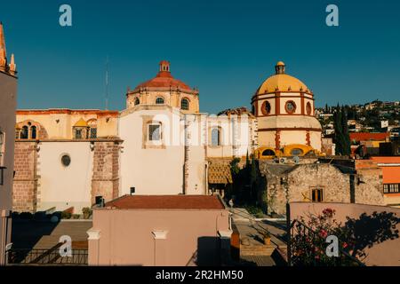 Dome and rear view of La Parroquia in the historic Mexican city of San Miguel de Allende. High quality photo Stock Photo