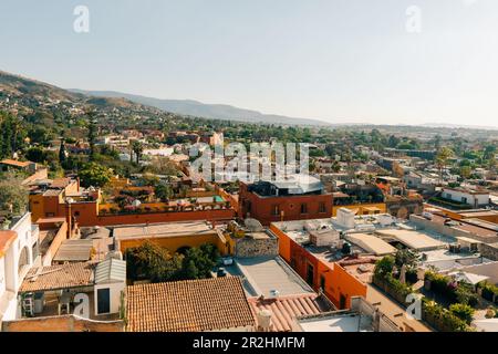 Dome and rear view of La Parroquia in the historic Mexican city of San Miguel de Allende. High quality photo Stock Photo