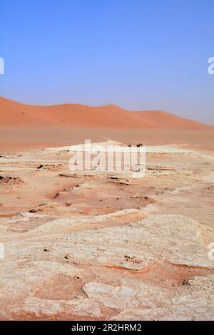 Namibia; Hardap region; Central Namibia; Namib Desert; Namib Naukluft Park; Sosuvlei; desert landscape Stock Photo