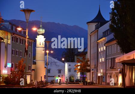 at the main square of Lienz, Osttirol, Tirol, Austria Stock Photo