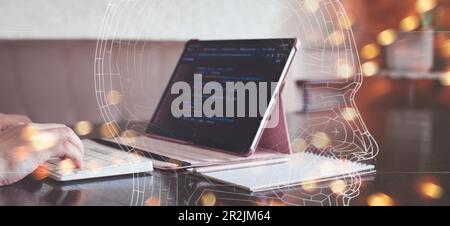 Digital technology industry concept Development of programming and ...