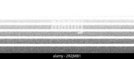 Noise lines pattern with gradient. Grainy stripes on white background. Stippled grunge spray with sand effect. Vector retro geometric illustration. Stock Vector