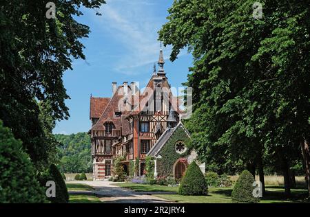 Manor house, Manoir de Villers, Saint Pierre de Manneville, Seine-Maritime, Upper-Normandy, France Stock Photo