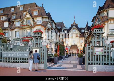 Hotel Le Normandy Barriere, Deauville, Lower Normandy, Normandy, France Stock Photo