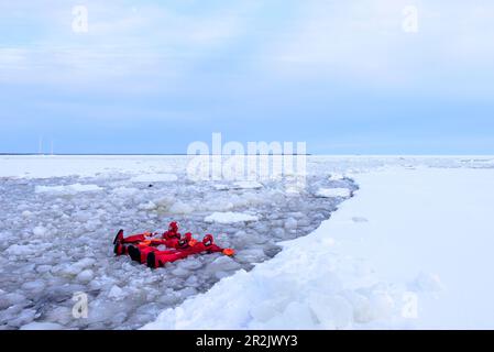 Tourist ride on the historic icebreaker Sampo, Kemi, Finland Stock Photo