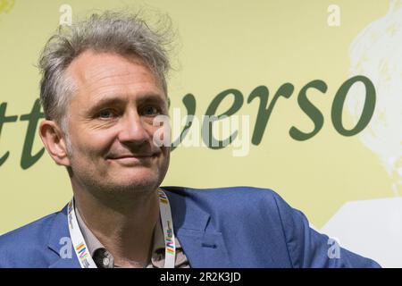 Turin, Italy. 19th May, 2023. Andreas Weber is guest of 2023 Torino Book Fair. Credit: Marco Destefanis/Alamy Live News Stock Photo