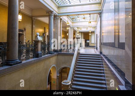 Heidelberg, University Library, staircase Stock Photo