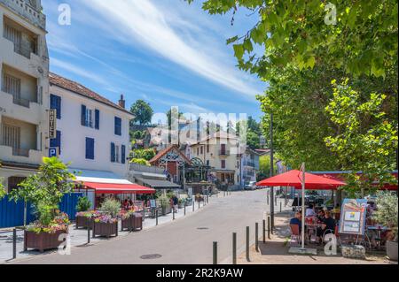 Alley in Thonon les Bains, Haute-Savoie department, Auvergne-Rhone-Alpes, France Stock Photo