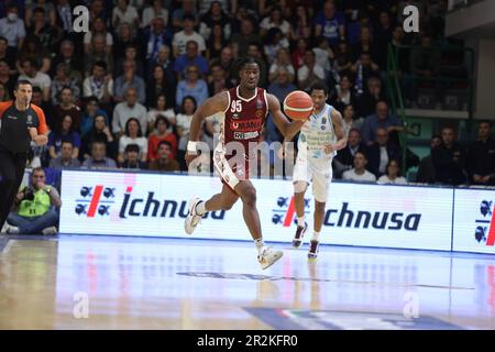 PalaSerradimigni, Sassari, Italy, May 18, 2023, Adam Mokoka (Umana Reyer Venezia)  during  Playoff - Banco di Sardegna Sassari vs Umana Reyer Venezia Stock Photo