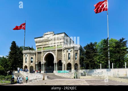 Istanbul Turkey. The entrance of the university Stock Photo