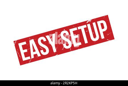 Easy Setup Rubber Stamp Seal Vector Stock Vector Image & Art - Alamy