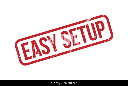 Easy Setup Rubber Stamp Seal Vector Stock Vector Image & Art - Alamy
