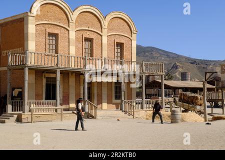Oasys Mini Hollywood, Tabernas desert, Andalucía, Spain Stock Photo
