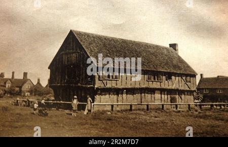 Manor Farm Barn Bunyan's Barn, Maydencroft ,St Ippolyts,/ St Ippollitts, Hertfordshire in 1933. Stock Photo