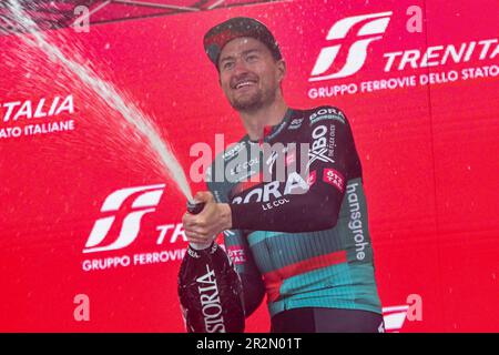 Cassano Magnago, Italy. 20th May, 2023. Cassano Magnago, Cassano Magnago, Italy, May 20, 2023, Nico Denz winner of Stage 14 Giro d'Italia 2023 during 14 stage - Sierre - Cassano Magnago - Giro d'Italia Credit: Live Media Publishing Group/Alamy Live News Stock Photo