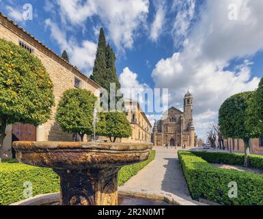 Ubeda, Jaen Province, Andalusia, southern Spain.  Capilla de El Salvador in Plaza Vázquez de Molina.  Ubeda is a UNESCO World Heritage site, part of t Stock Photo