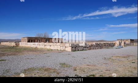 Pasargad, located in the Iranian city of Shiraz and the capital of the Achaemenid Dynasty, was founded about 2500 years ago. Stock Photo