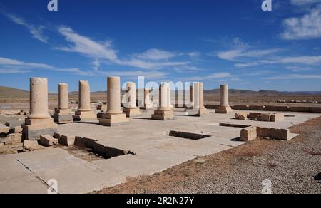 Pasargad, located in the Iranian city of Shiraz and the capital of the Achaemenid Dynasty, was founded about 2500 years ago. Stock Photo