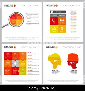 Creative infographic set for gender inequality concept Stock Vector