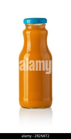 orange Juice bottle isolated on white background Stock Photo
