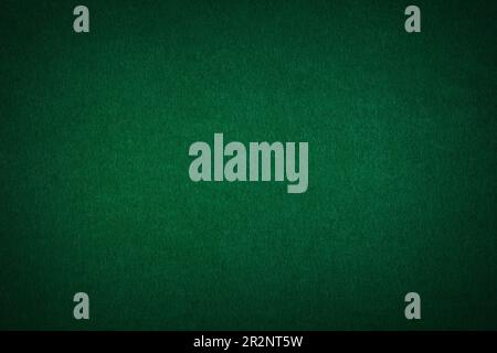 Poker table felt background in green color Stock Photo