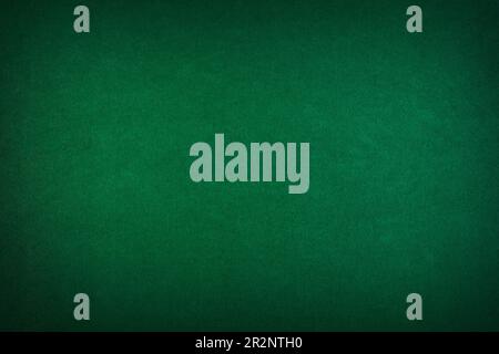 Poker table felt background in green color Stock Photo