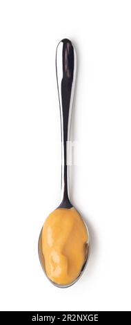 spoon with Cocktail sauce isolated on white background Stock Photo
