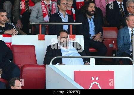 Nottingham Forest owner, Evangelos Marinakis during the Premier League match between Nottingham Forest and Arsenal at the City Ground, Nottingham on Saturday 20th May 2023. (Photo: Jon Hobley | MI News) Credit: MI News & Sport /Alamy Live News Stock Photo