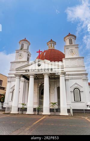 Blenduk church Semarang, Indonesia. Landmark building in Semarang city, Indonesia Stock Photo