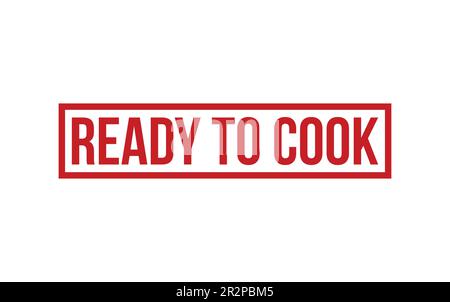 Ready To Cook Rubber Stamp Seal Vector Stock Vector