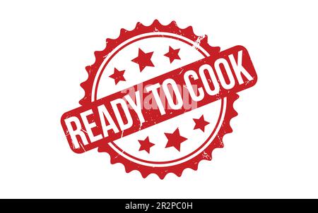 Ready To Cook Rubber Stamp Seal Vector Stock Vector