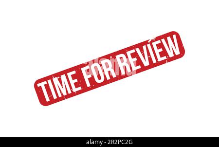 Time For Review Rubber Stamp Seal Vector Stock Vector