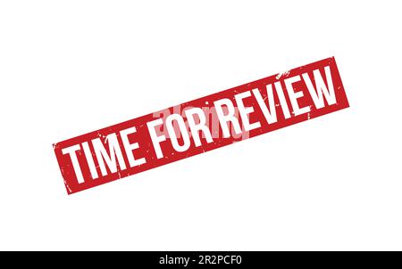 Time For Review Rubber Stamp Seal Vector Stock Vector